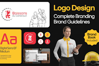design a logo, brand identity and brand guidelines