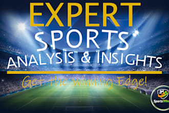 do player and team performance analysis for sports