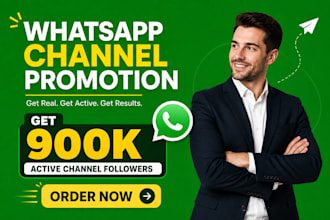 promote your whatsapp channel to increase your channel follower