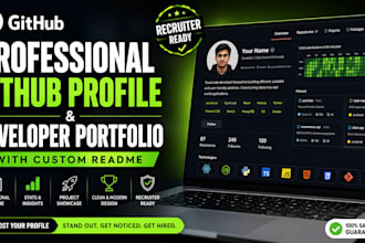 build a recruiter ready github profile and developer portfolio with readme