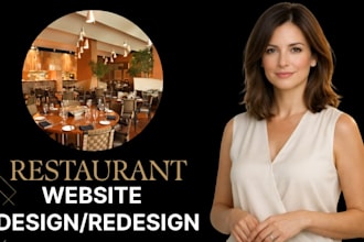 design or revamp restaurant website with online ordering and booking