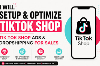 setup tiktok shop optimize your tik tok shop ads and dropshipping for sales