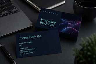 design a professional and modern business card