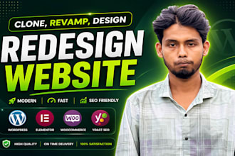 clone, copy, or duplicate any website with wordpress elementor