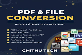 convert PDF and office files accurately