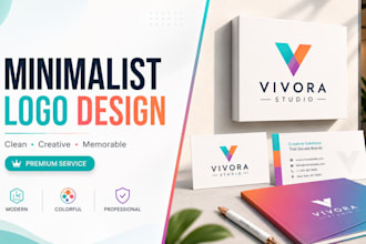 refine and redesign your existing logo clean and minimal
