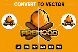 convert logo to vector, image to vector, vectorize image, vector tracing
