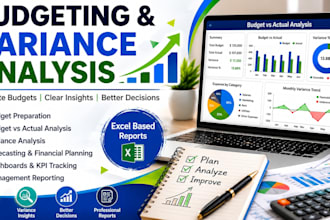 create budgets, forecasts and variance analysis reports