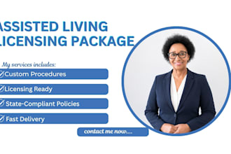 write assisted living facility licensing policies and procedures