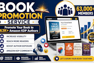 promote your amazon KDP book to increase visibility