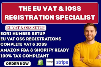 do eu vat registration eu tax return filing ioss eori number for ecommerce