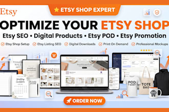 optimize etsy shop, etsy listing SEO, digital products, etsy promotion, etsy pod