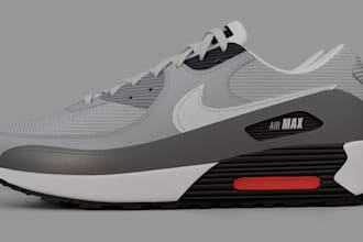 3d shoe, 3d shoe design, 3d printing, 3d sneakers design, 3d shoe animation