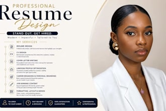 design a professional CV and resume that helps you stand out