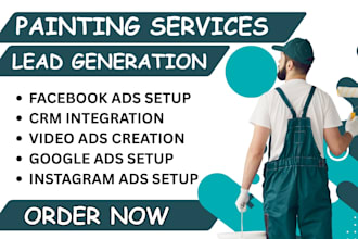 painting lead, painting facebook ads, painting google ads, painting video ads