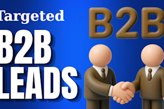 b2b lead generation, web research, and targeted sales leads for your business