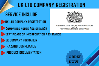do UK ltd company registration, UK ltd formation, vat registration and vat