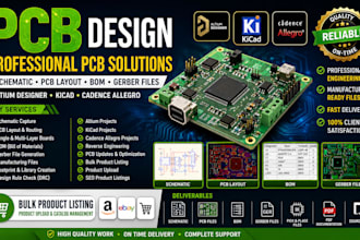 design pcb bom gerbers allegro altium kicad allegro bulk product listiing