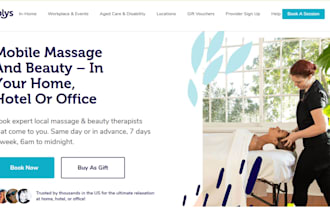 massage therapy website beauty cosmetic spa website massage therapy website