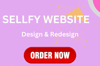 do sellfy website design and redesign website