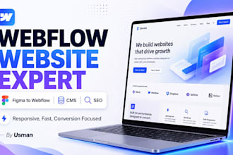 design or develop a responsive webflow website