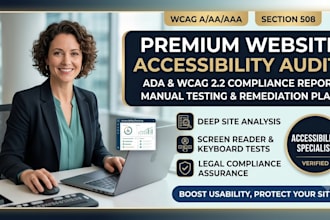 do wcag 2,2 and ada website accessibility audit and compliance report