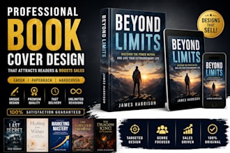 design a professional amazon KDP business and self help book cover