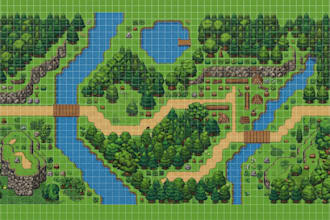 professional 2d tilemap design, game level design for unity, godot and rpg maker