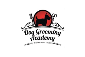 design existing dog grooming academy logo for you