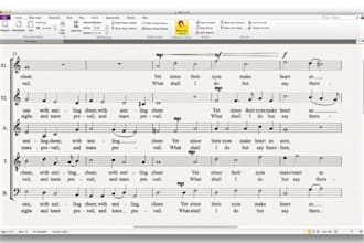 create professional music notation, engraving and sheet music scores