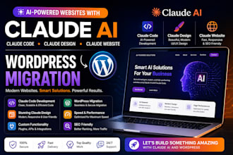 integrate claude ai claude code claude design claude website migrate wordpress