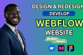design and develop a webflow website, figma to webflow for your business