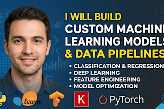 build machine learning models, predictive analytics and data pipelines