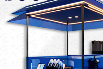 design a custom booth, trade show booth, and event stand