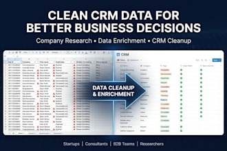 do company research and maintain your CRM