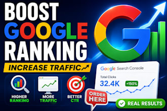improve google ranking increase organic traffic and optimize  serp ctr