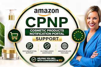 amazon sellers with cpnp cosmetic products safety notification portal support