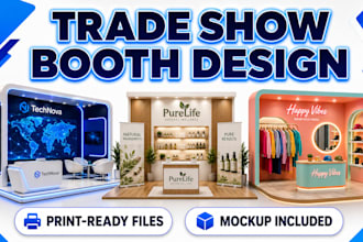 design trade show booth exhibition backdrop and event display