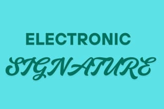 design a professional electronic signature for your business