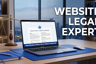 write privacy policy, terms and conditions and legal pages for your website