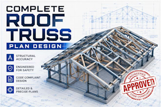 design roof truss plans for steel timber structures using mitek software