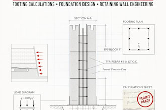design icf basement walls footings calculation