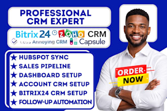 automate bitrix24 crm follow up capsule less annoying crm zoho api integration