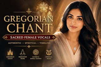 record gregorian chant and sacred female vocals