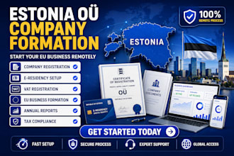 register estonia oÜ company e residency setup eu business formation vat setup