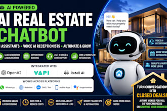 build an ai real estate receptionist and lead generation assistant