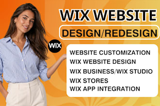 do wix website design wix landing page redesign business wix website development