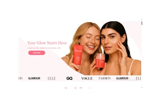 design skincare website beauty website shopify store cosmetics website