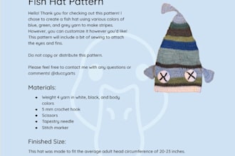 format your crochet pattern into a professional PDF