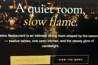 build a stunning restaurant or salon website using ai